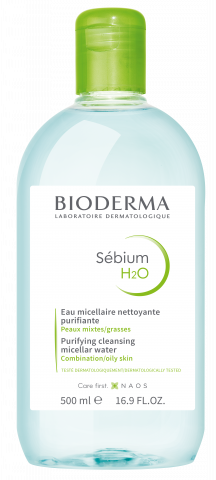 Φωτογραφία προϊόντος Bioderma, Sebium H2O 500ml, νερό καθαρισμού micellaire για δέρμα με τάση  ακμής