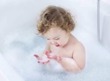 Baby in a bath